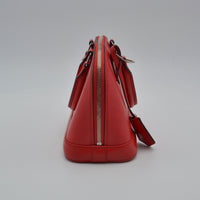 Louis Vuitton Alma BB Cuir Épi Coquelicot