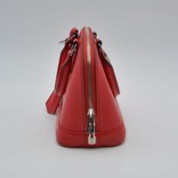 Louis Vuitton Alma BB Cuir Épi Coquelicot
