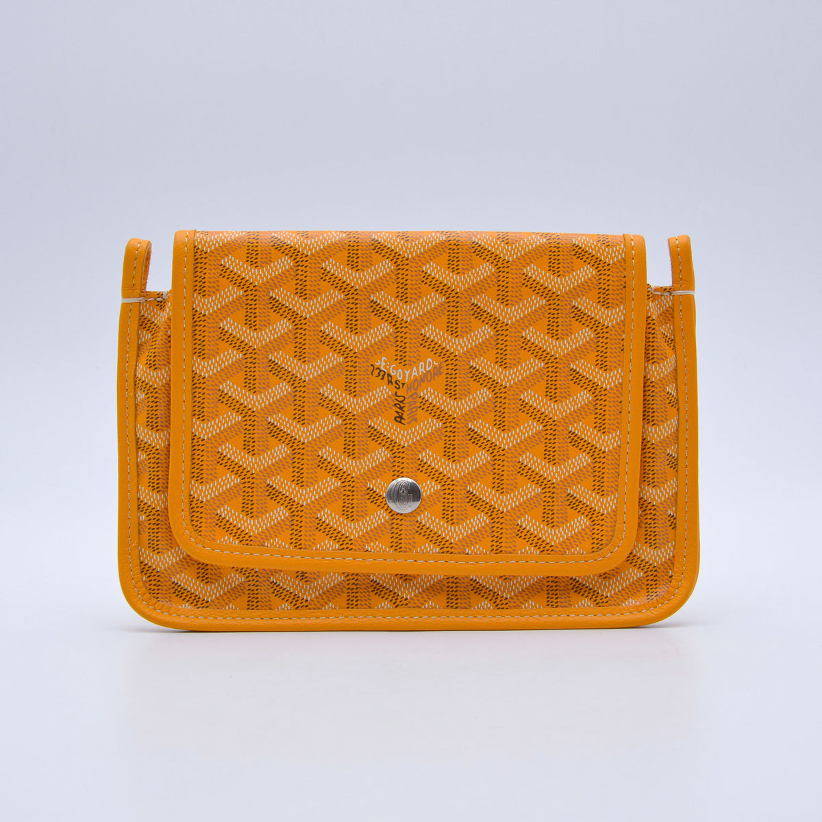 Goyard Plumet Pocket Wallet Goyardine Jaune Soleil