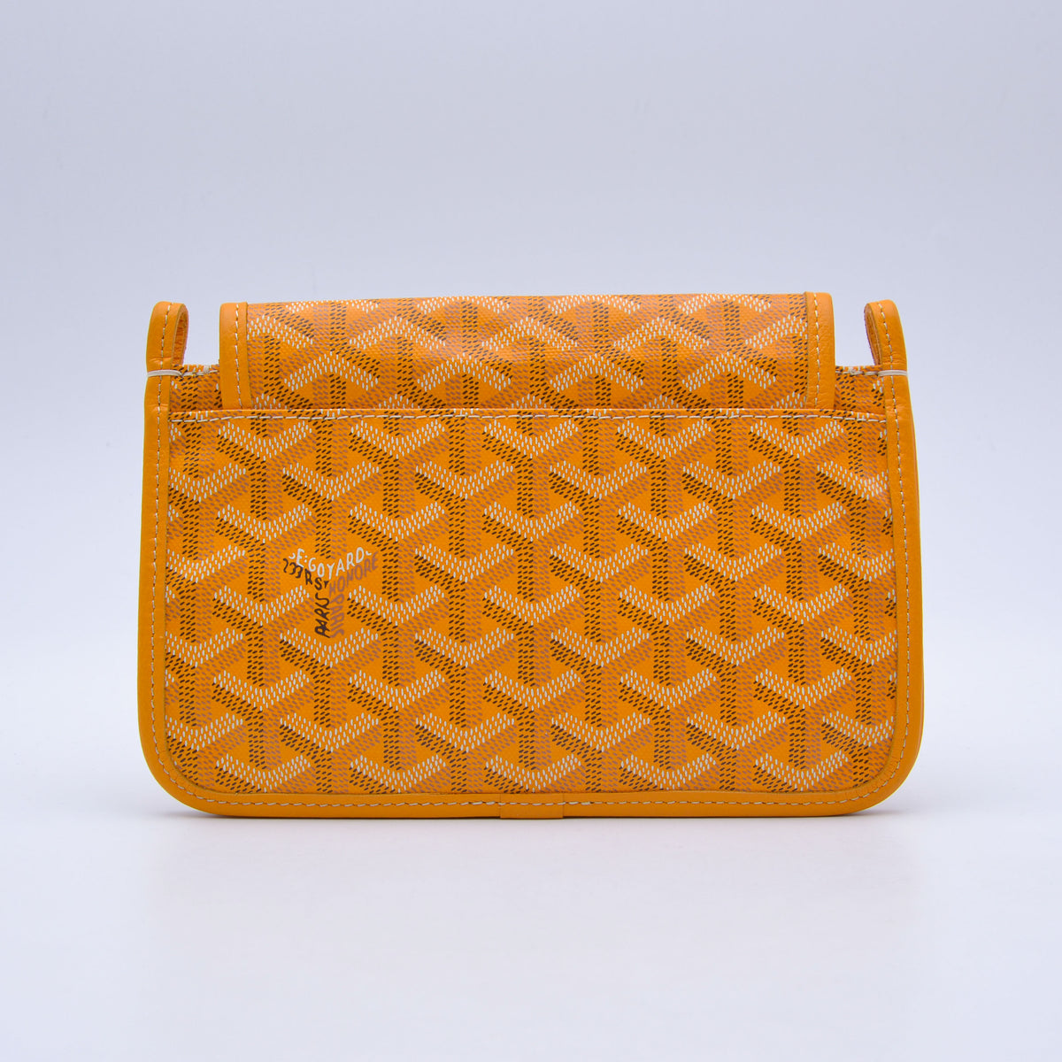 Goyard Plumet Pocket Wallet Goyardine Jaune Soleil