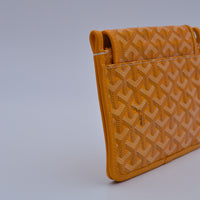 Goyard Plumet Pocket Wallet Goyardine Jaune Soleil
