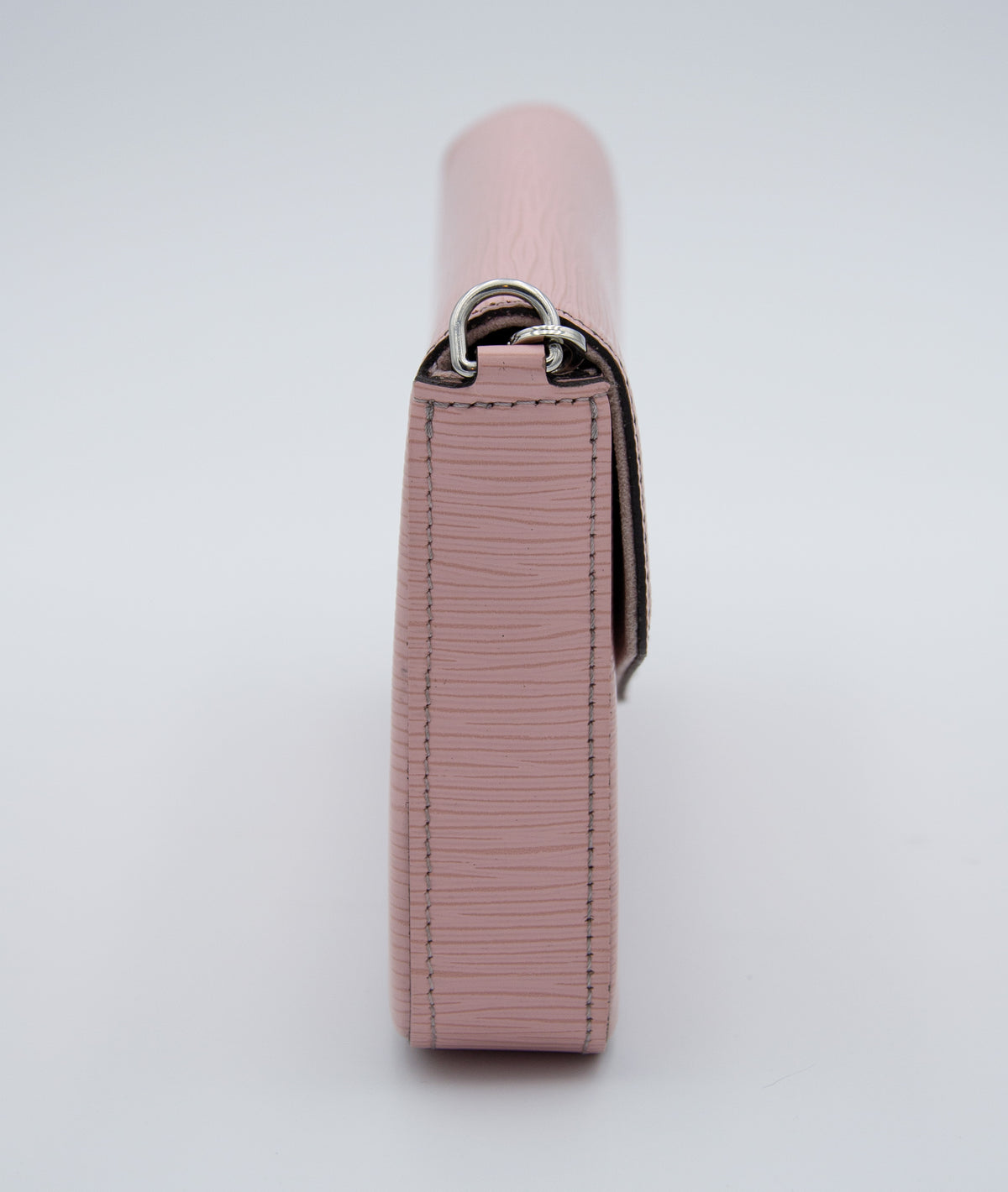 Pochette Félicie Louis Vuitton en cuir Épi rose poudré