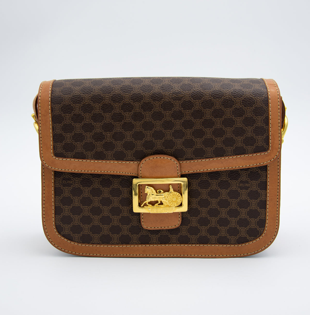 Sac Céline Macadam Vintage Horse Carriage