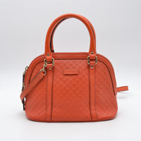 Sac Dome Guccissima cuir orange mandarine
