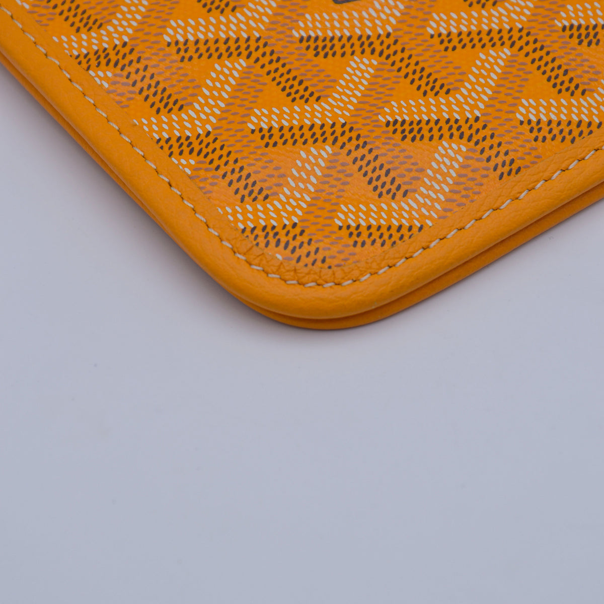 Goyard Plumet Pocket Wallet Goyardine Jaune Soleil
