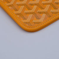Goyard Plumet Pocket Wallet Goyardine Jaune Soleil