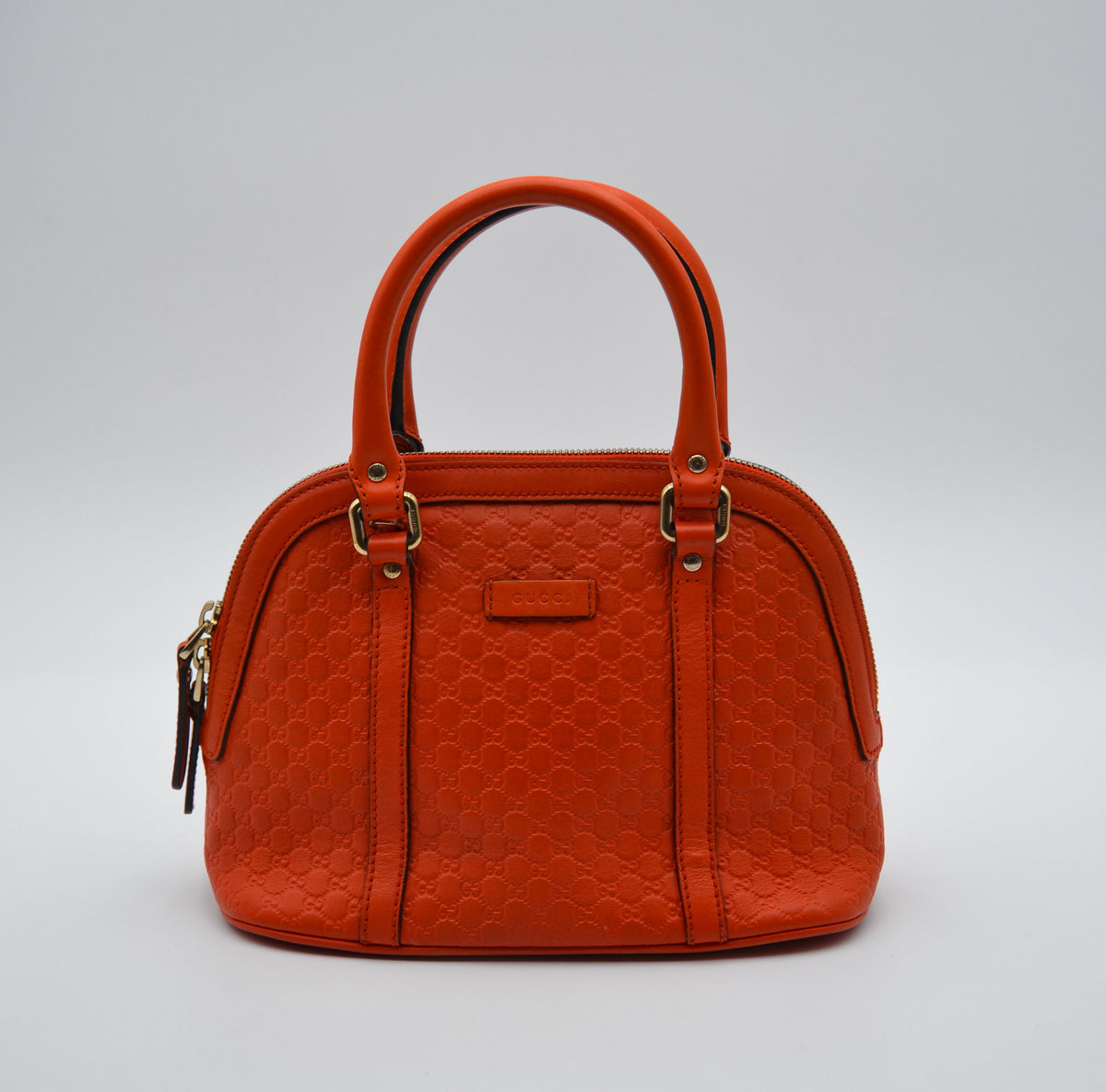 Sac Dome Guccissima cuir orange mandarine