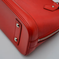 Louis Vuitton Alma BB Cuir Épi Coquelicot