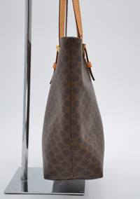 Tote Céline en toile Macadam marron – Vintage