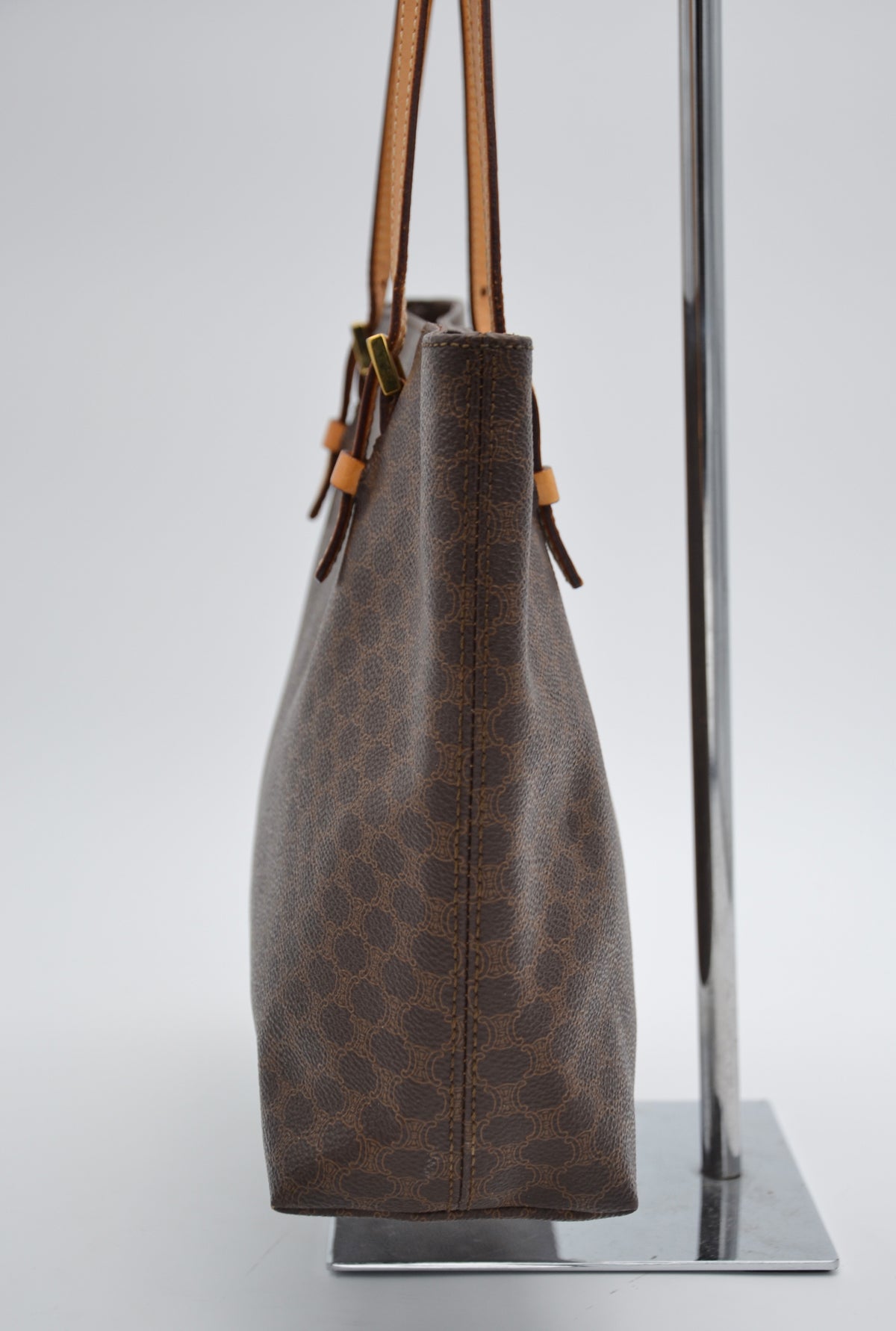 Tote Céline en toile Macadam marron – Vintage