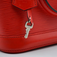 Louis Vuitton Alma BB Cuir Épi Coquelicot