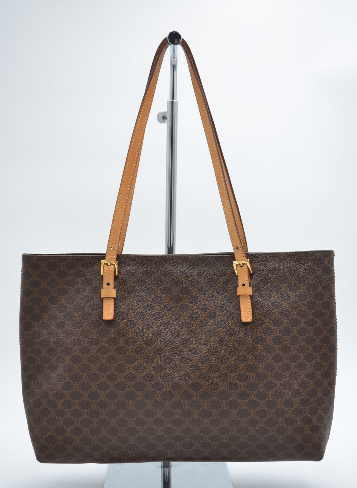Tote Céline en toile Macadam marron – Vintage