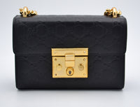 Sac Gucci Padlock Guccissima Noir