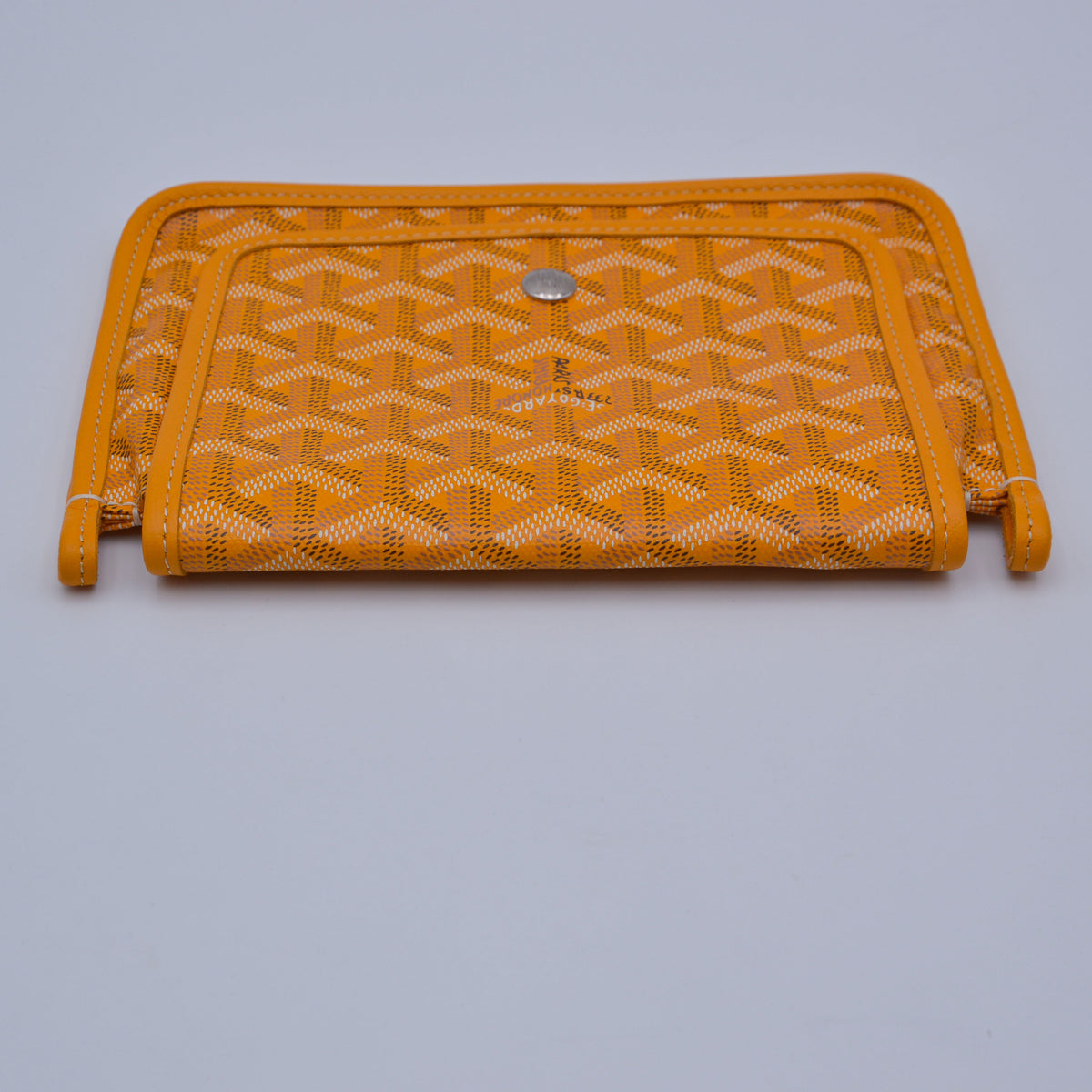Goyard Plumet Pocket Wallet Goyardine Jaune Soleil
