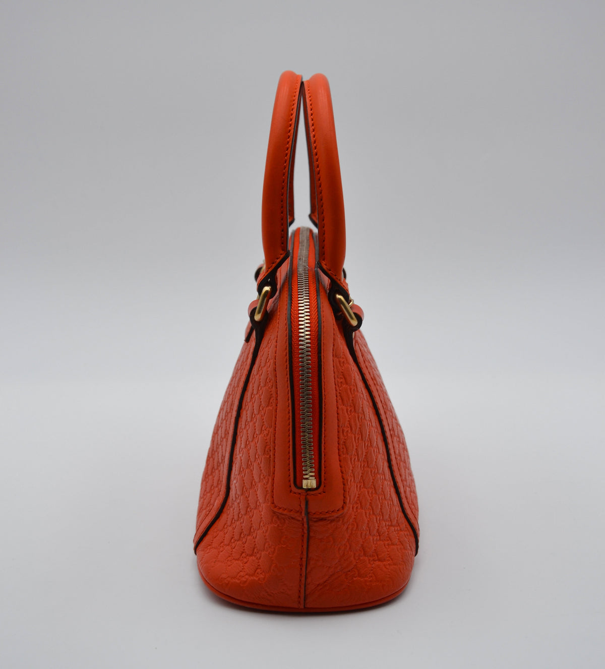 Sac Dome Guccissima cuir orange mandarine