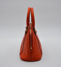 Sac Dome Guccissima cuir orange mandarine