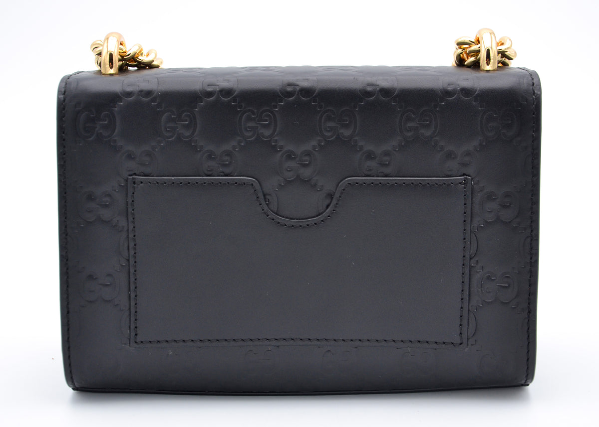 Sac Gucci Padlock Guccissima Noir