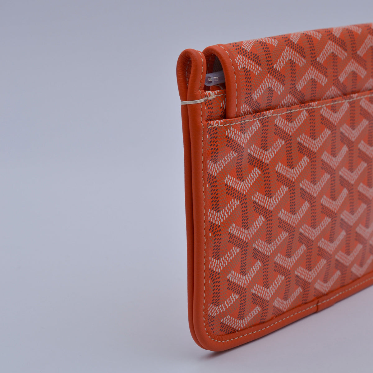 Goyard Plumet Pocket Wallet Goyardine Orange