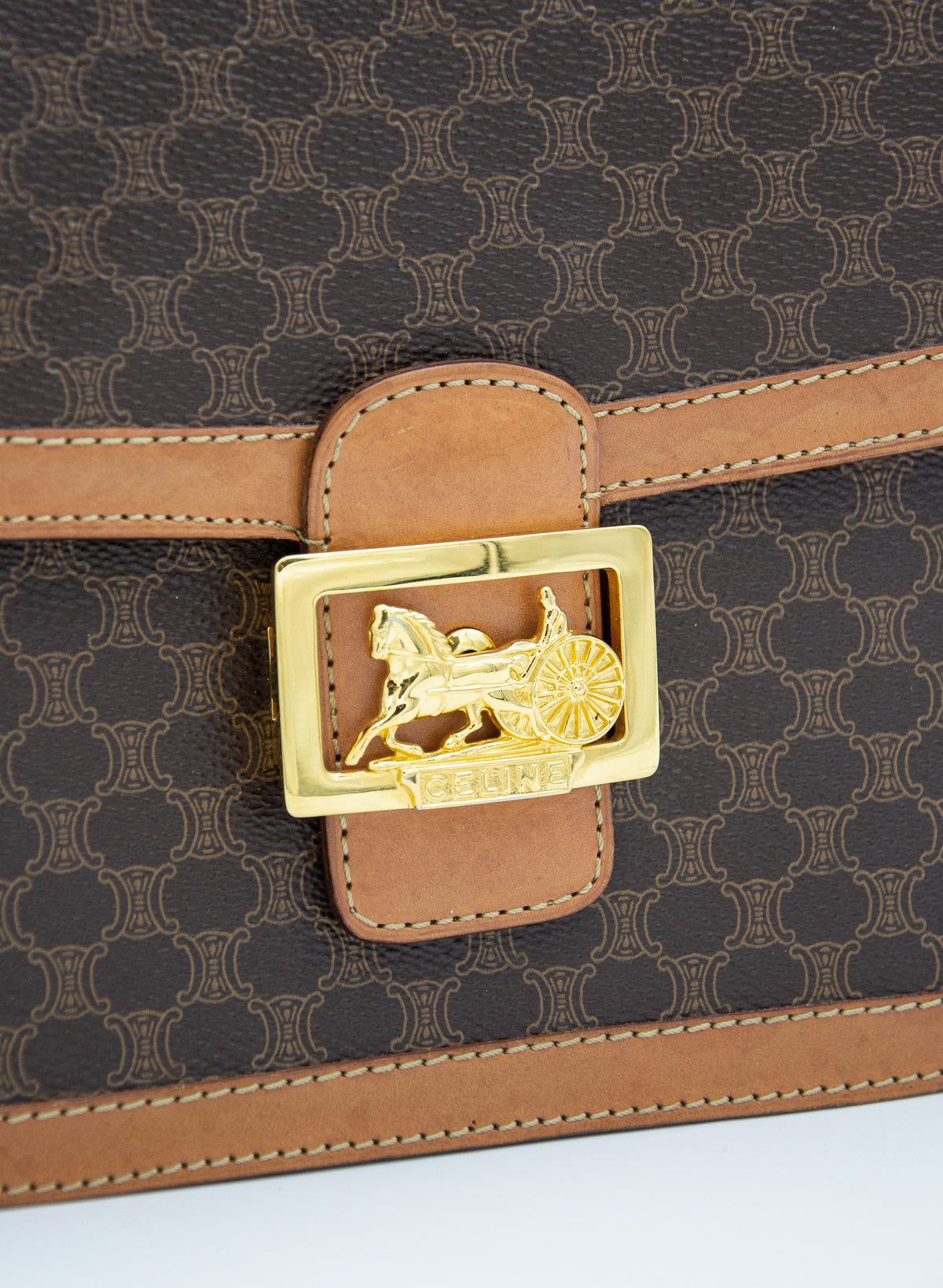 Sac Céline Macadam Vintage Horse Carriage