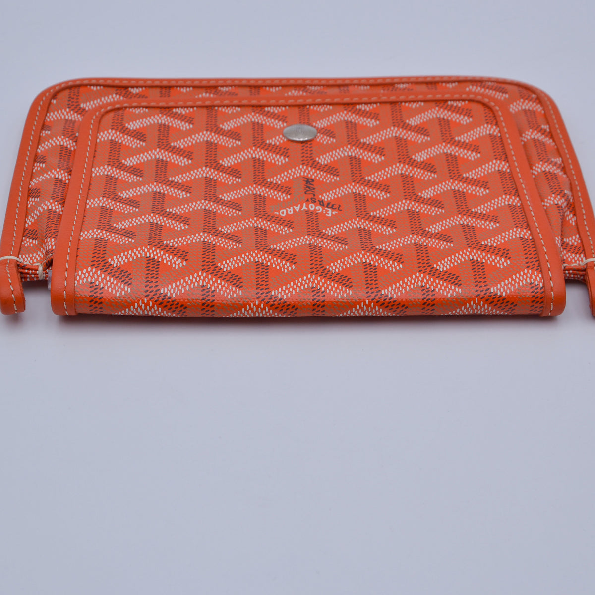 Goyard Plumet Pocket Wallet Goyardine Orange