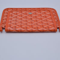 Goyard Plumet Pocket Wallet Goyardine Orange