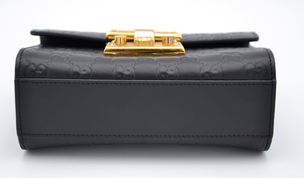 Sac Gucci Padlock Guccissima Noir