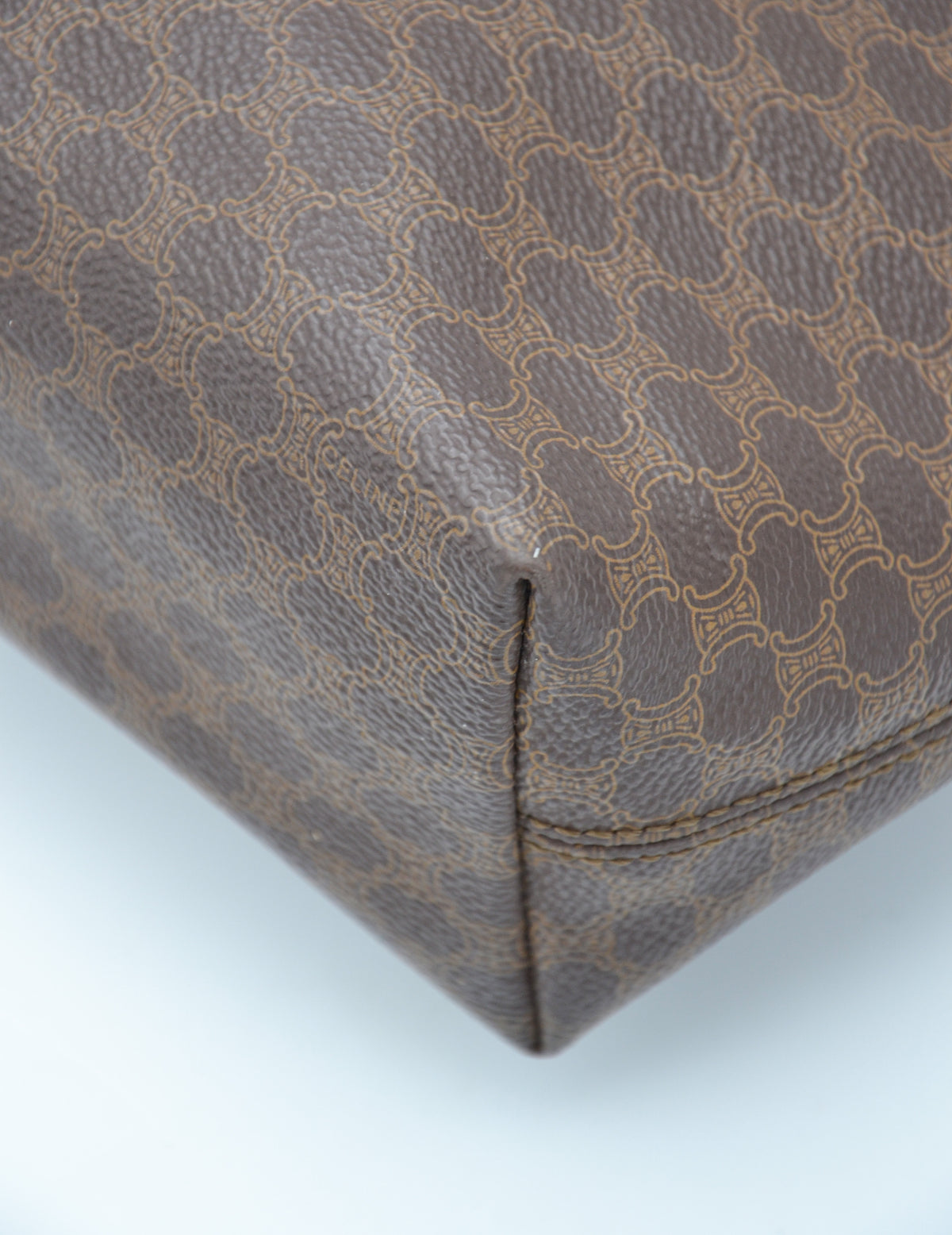 Tote Céline en toile Macadam marron – Vintage