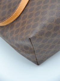 Tote Céline en toile Macadam marron – Vintage