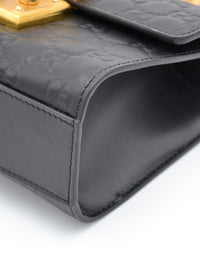 Sac Gucci Padlock Guccissima Noir