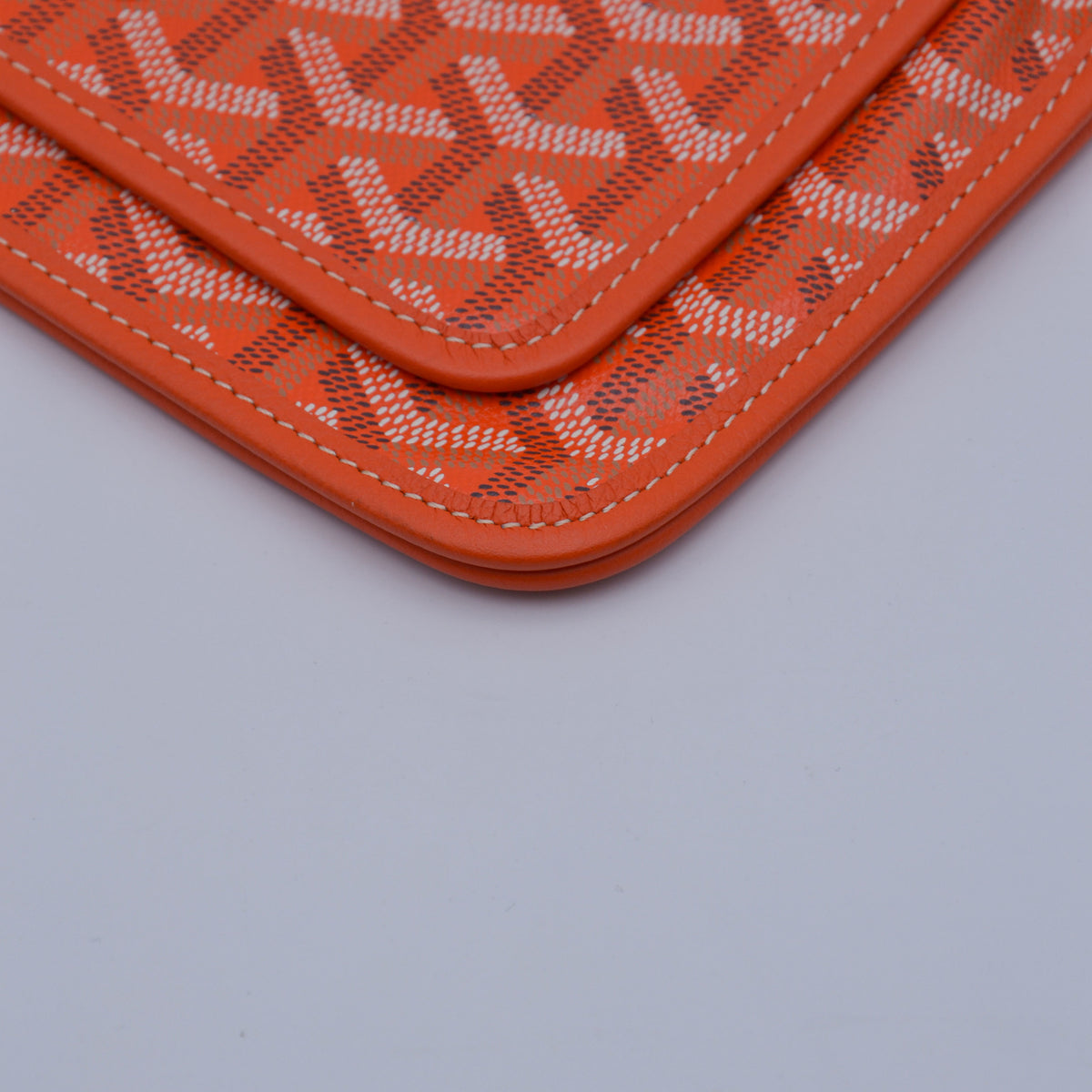 Goyard Plumet Pocket Wallet Goyardine Orange