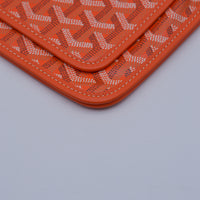 Goyard Plumet Pocket Wallet Goyardine Orange