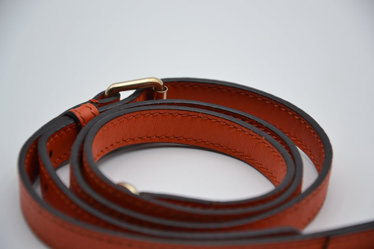 Sac Dome Guccissima cuir orange mandarine