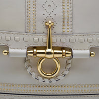 Gucci Snaffle Bit Medium Blanc Cassé