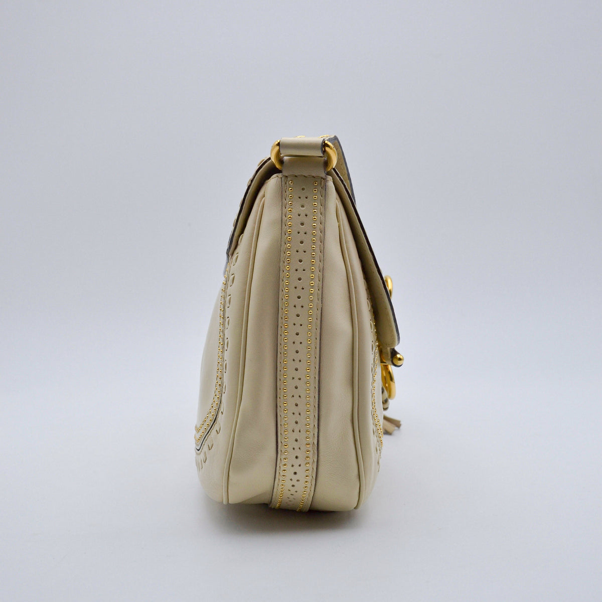Gucci Snaffle Bit Medium Blanc Cassé