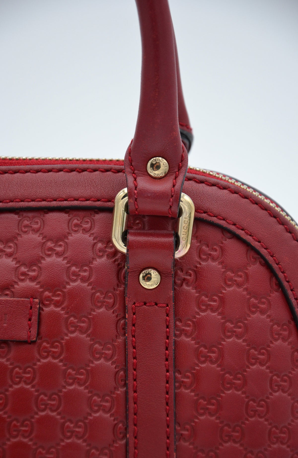 Sac Gucci Guccissima rouge