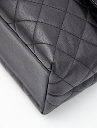 Vintage Chanel Top Handle Kelly Bag in Black Caviar Leather (2002-2003)