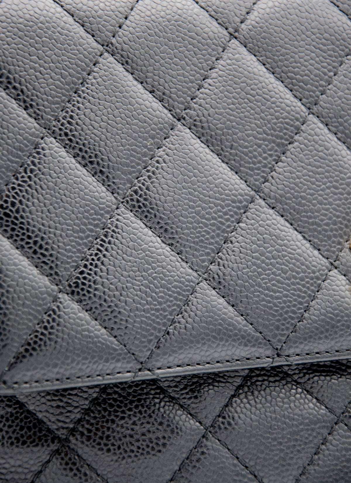 Vintage Chanel Top Handle Kelly Bag in Black Caviar Leather (2002-2003)