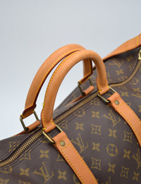 Keepall Bandoulière 50 Louis Vuitton en toile Monogram – Vintage