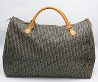 Sac de Voyage Dior Vintage en Toile Enduite Oblique