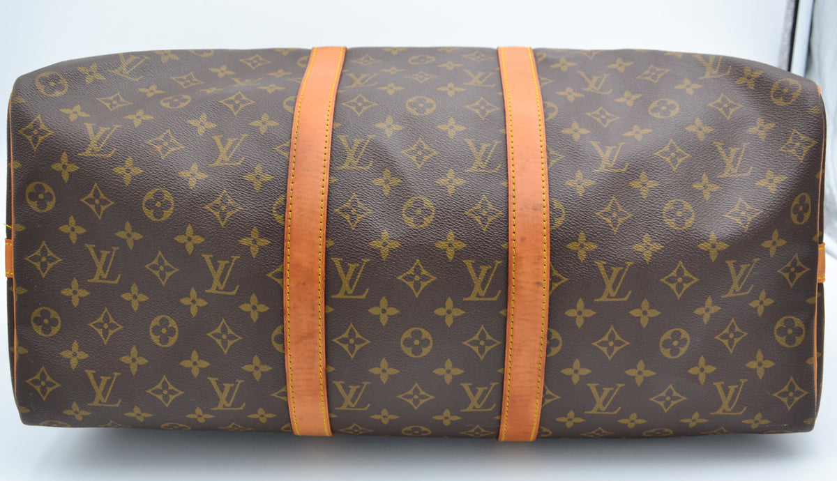 Keepall Bandoulière 50 Louis Vuitton en toile Monogram – Vintage