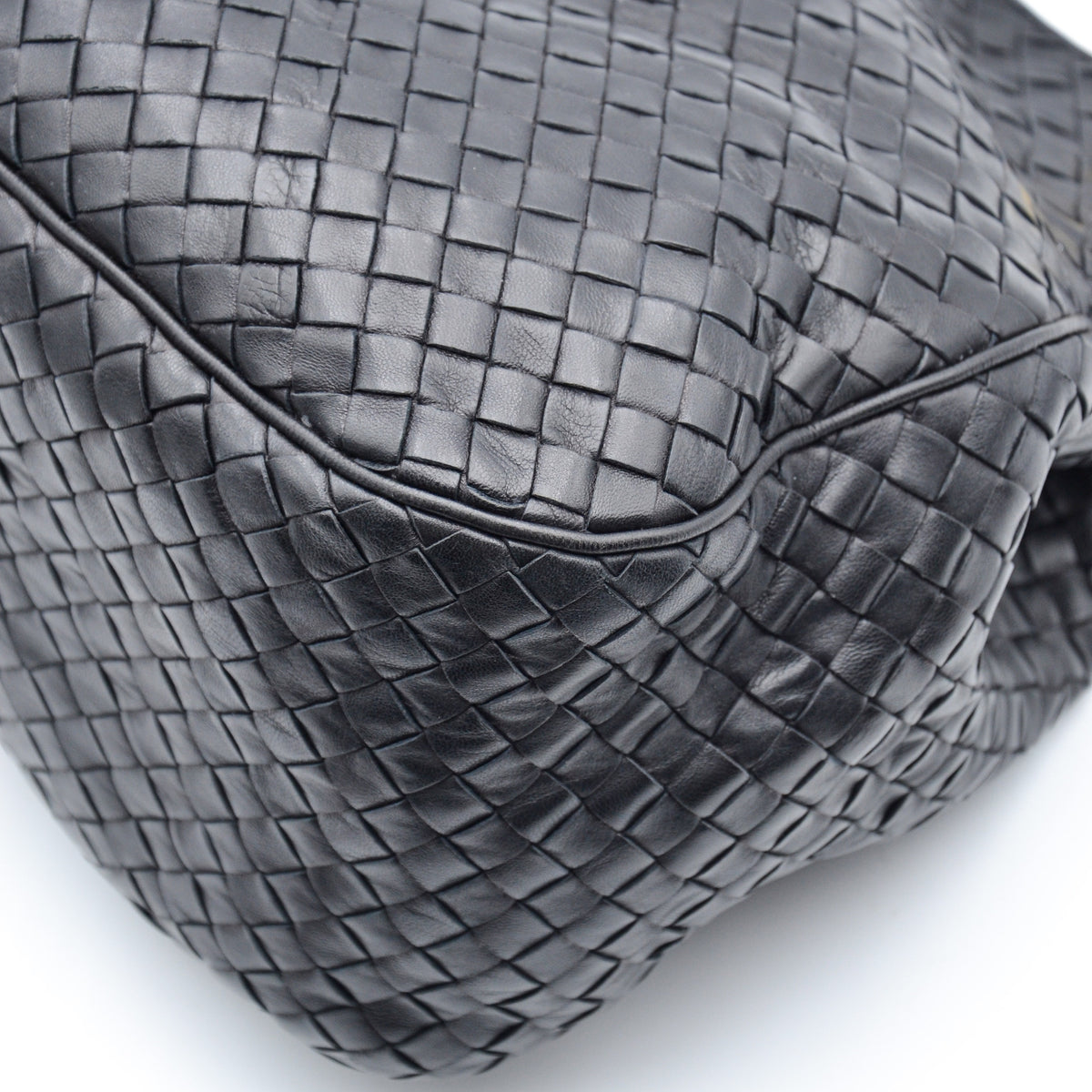 Sac Bottega Veneta Intrecciato noir vintage
