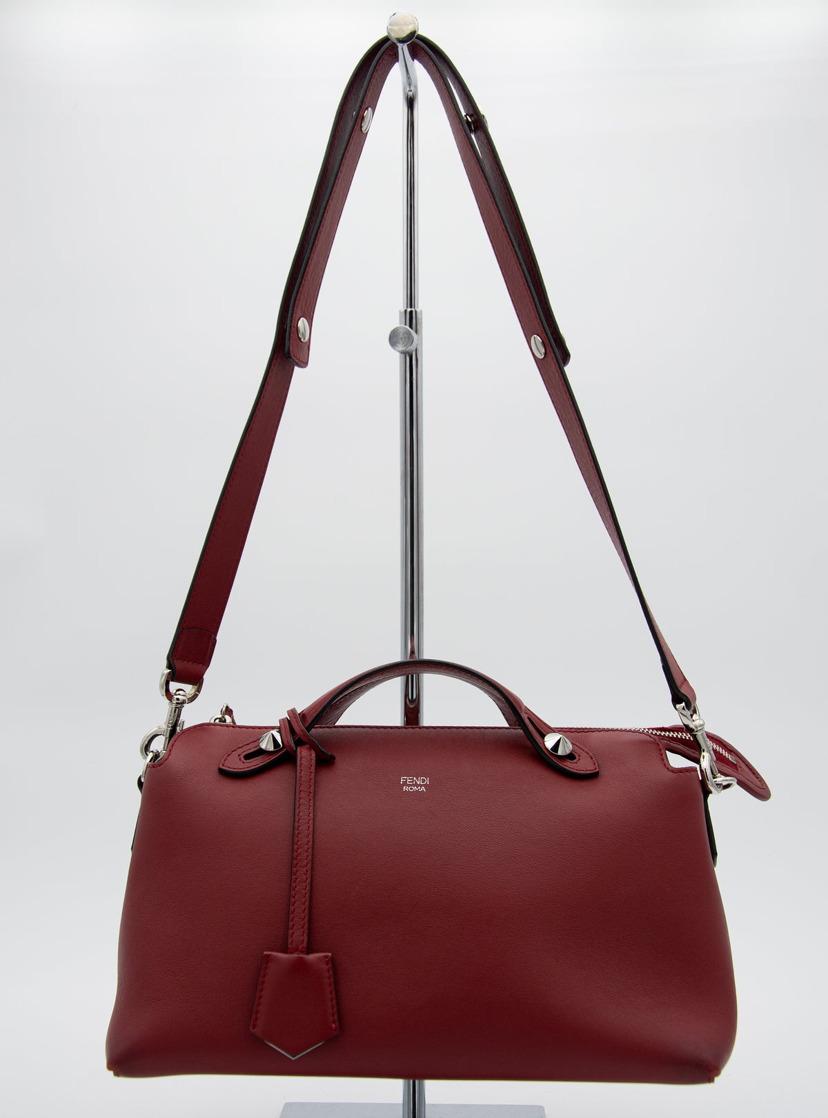 Fendi By The Way Medium Red Leather Bag