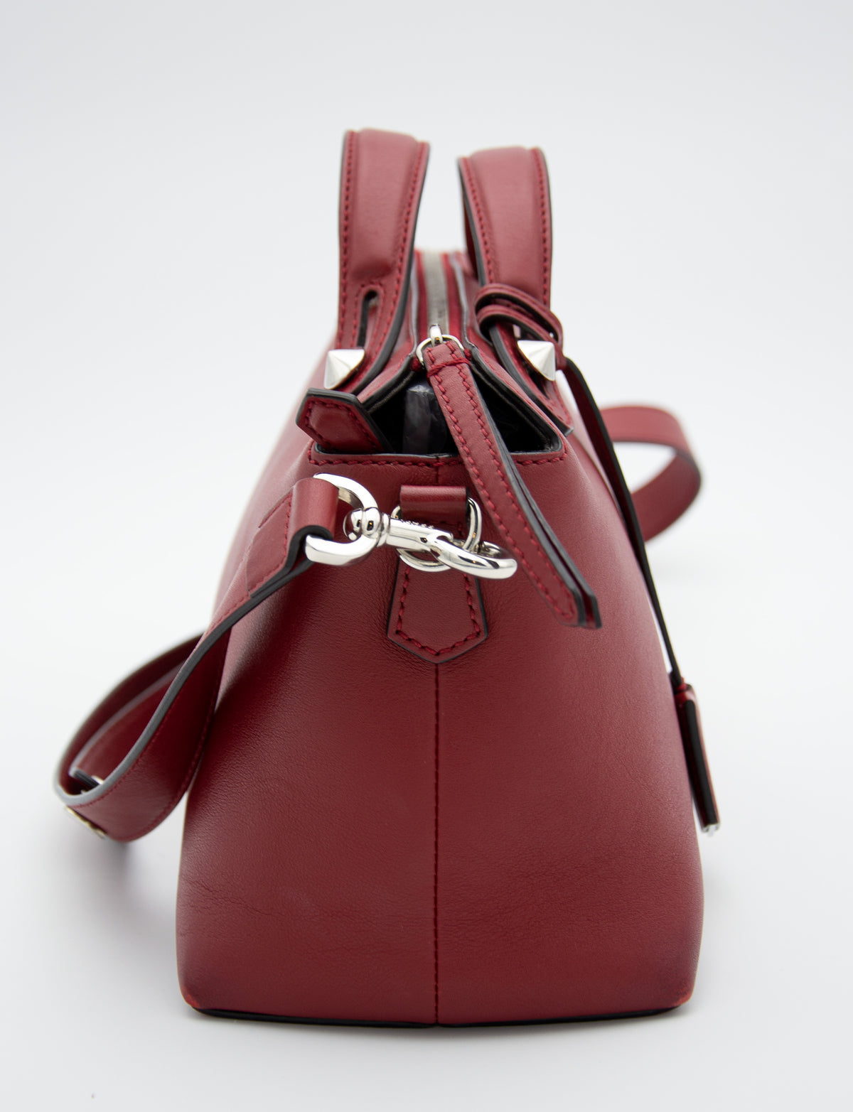 Fendi By The Way Medium Red Leather Bag