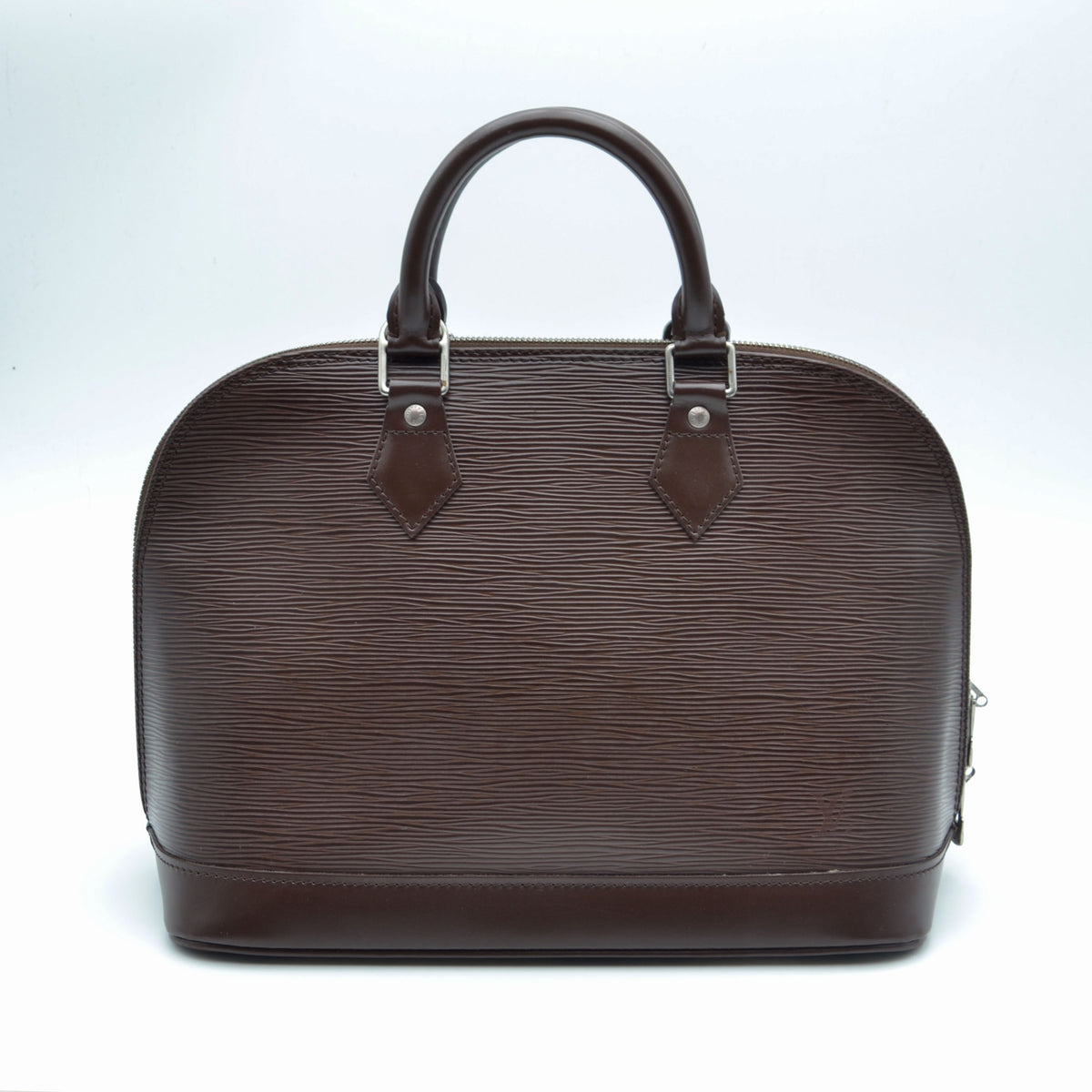 Louis Vuitton Alma Cuir Épi Chocolat