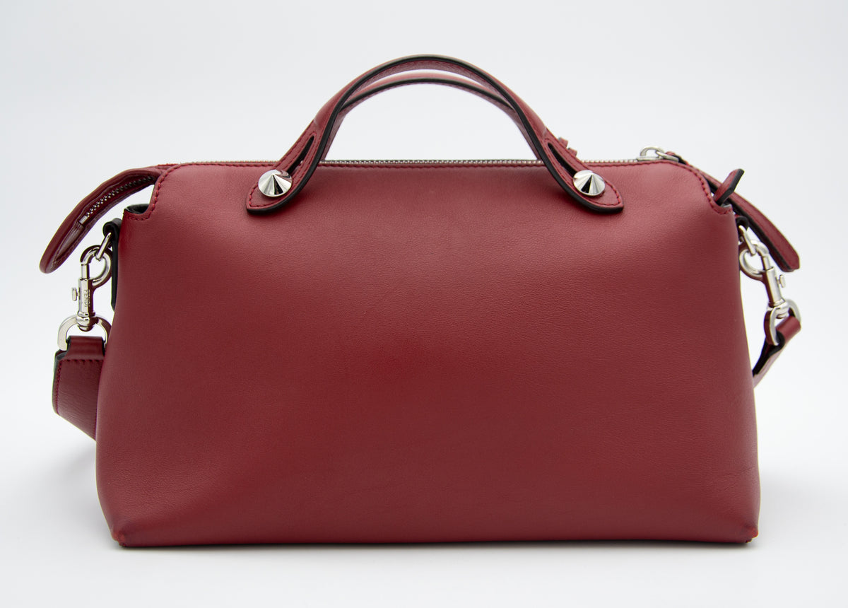 Fendi By The Way Medium Red Leather Bag