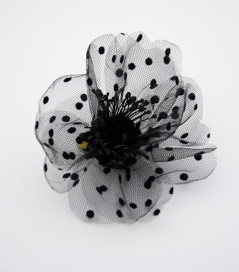 Broche Plumetis Noir Gatsby