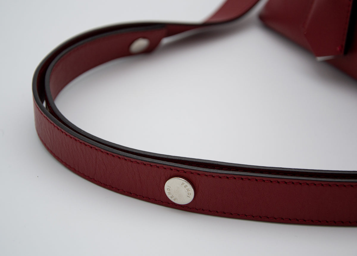 Fendi By The Way Medium Red Leather Bag