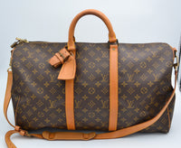 Keepall Bandoulière 50 Louis Vuitton en toile Monogram - cadenas