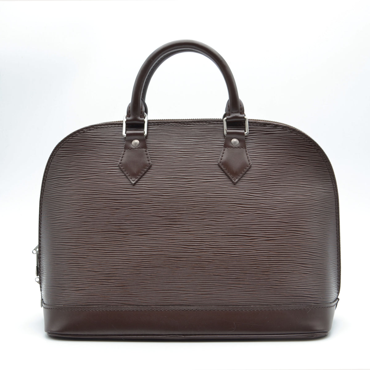 Louis Vuitton Alma Cuir Épi Chocolat