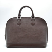 Louis Vuitton Alma Cuir Épi Chocolat